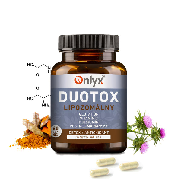 DUOTOX | Lipozomálny Glutatión + Vit. C + Kurkumín + Pestrec Mariánsky
