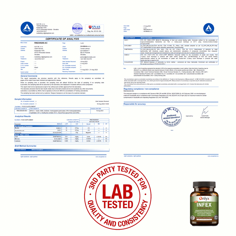 INFEX | bylinná extraktová formula - kapsulová - E03