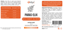 PARAS-ELIX Parazity 1:1 bylinná tinktúra – produktová etiketa