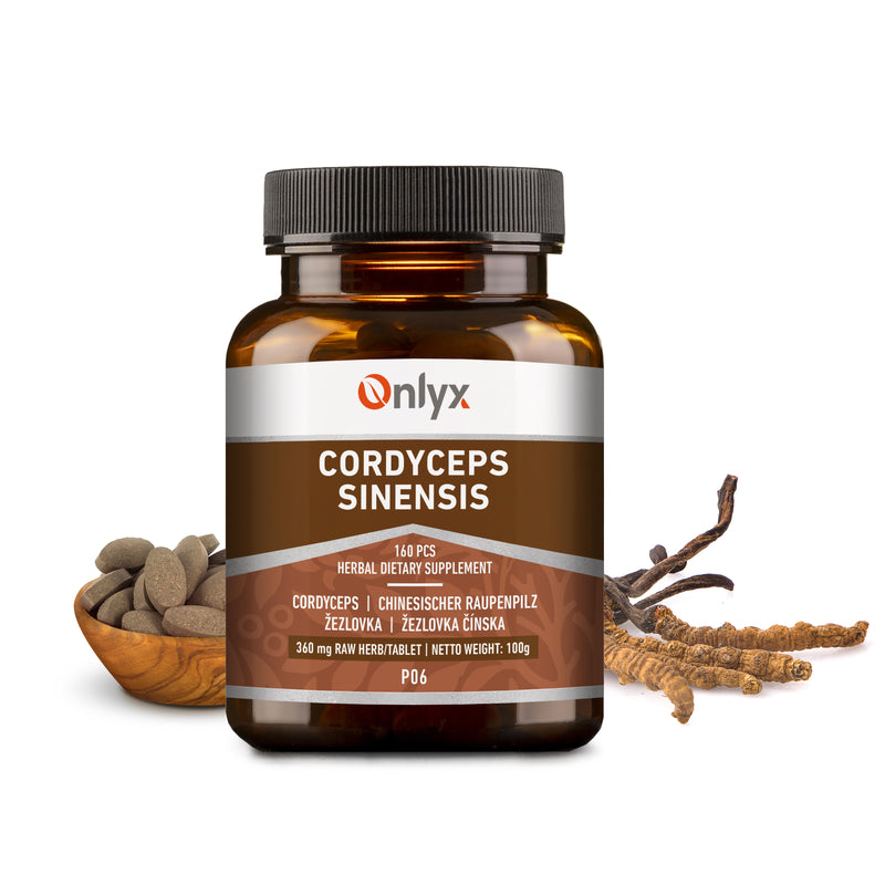 Cordyceps sinensis | Cordyceps - raw herbal tablets - 100g |P06|