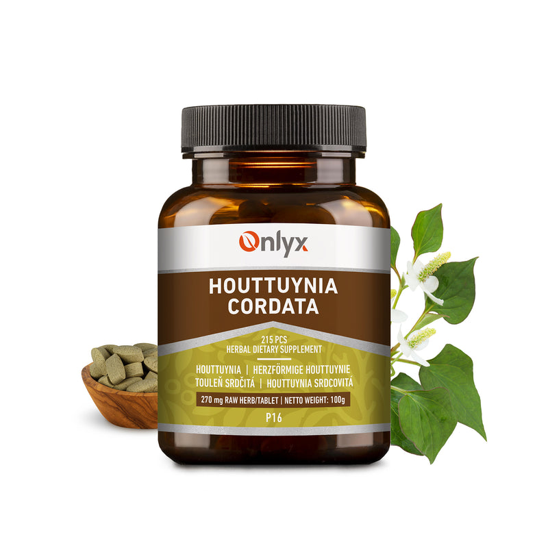 Houttuynia cordata | Herzförmige Houttuynie - RAW Kräutertabletten - 100g |P16|
